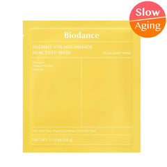 Radiant Vita Niacinamide Real Deep Mask to brighten & refine skin-BIODANCE -The Cosmetic Store