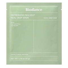 BIODANCE-Refreshing Sea Kelp Real Deep Mask for soothing & oil control- The Cosmetic Store New Zealand