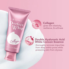 Senka Perfect Whip Collagen Facial Foam Cleanser 120g
