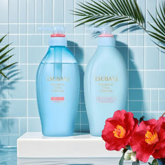 SHISEIDO Fine Today TSUBAKI PREMIUM Cool & Repair Pump Pair Set 450ml +450 ml [ Limited Edition 2025 Japan Summer Version]- THE COSMETIC STORE NZ