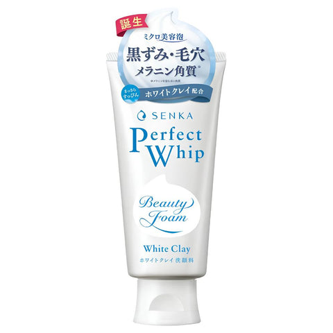 SHISEIDO SENKA Perfect White Clay Face Wash Foam 120g-THE COSMETIC STORE NZ