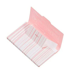 Extracting one single sheet of Shiseido dual action sweat removing film paper