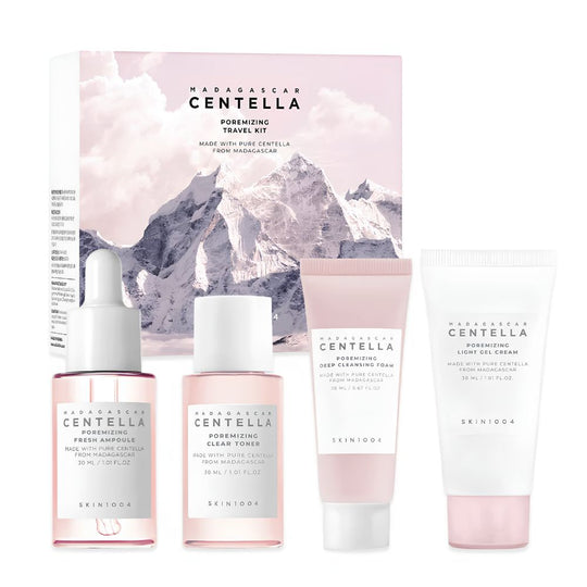 Madagascar Centella Poremizing Travel Kit 4pcs
