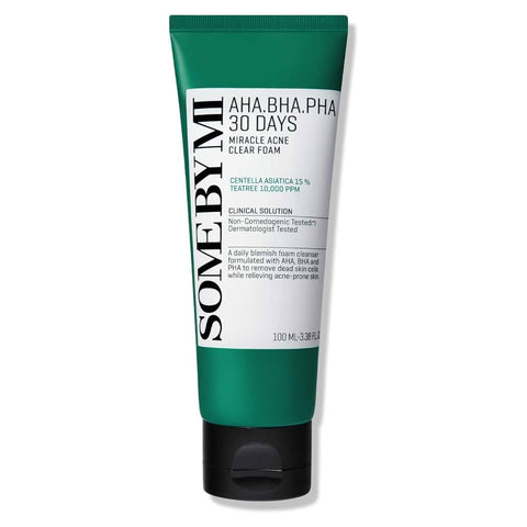 SOME BY MI AHA BHA PHA Miracle Acne Cleanser 100ml | ACNE PRONE SKIN-THE COSMETIC STORE NZ.