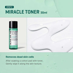 SOME BY MI 30 Days Miracle Toner gentle chemical exfoliation for pores-THE COSMETIC STORE NZ.