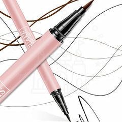 SUAKE waterproof makeup eyeliner pencil -02 Brown-available in black and brown shades for smooth eye makeup application-THE COSMETIC STORE NZ