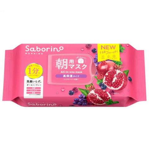 Saborino Morning All-in-one Mask N High Moisture Type Mixed Berry