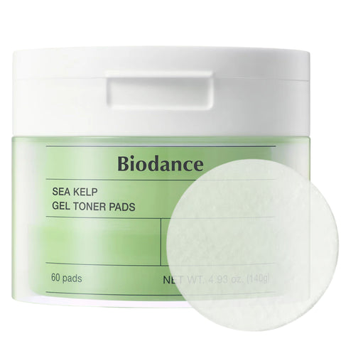 BIODANCE Sea Kelp Toner Pads 60pads 140g to purify and soothe skin-BIODANCE -The Cosmetic Store