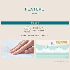 Laurier Skin Clean Guard For the heavy night with wings 30cm 9 Pieces