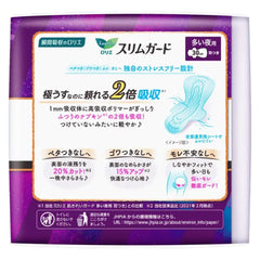 Kao Laurier Slim Guard Night Pads with Wings 30cm – 15 Pads , Ultra Thin, Double Absorption for Heavy Flow