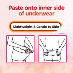 MEGRHYTHM Steam Thermo Patch for Menstrual Cramps | Gentle Heat Therapy | 1 Patches