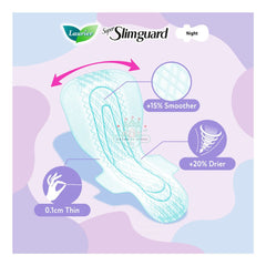 Laurier Slim Guard Night pad - Lavender Fragrant 30cm 14pcs
