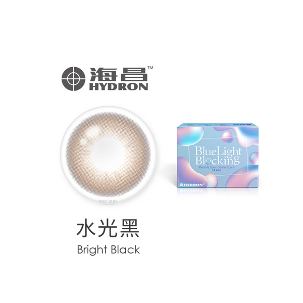 HYDRON Star Shine Blue Light Blocking # Bright Black (MONTHLY/1 LENS ...