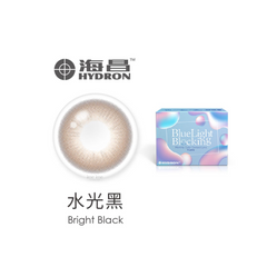 Star Shine Blue Light Blocking # Bright Black (MONTHLY/1 LENS ONLY)