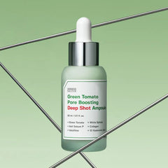 Green Tomato Pore Boosting Deep Shot Ampoule bottle SUNGBOON EDITOR Green Tomato Pore Boosting Deep Shot Ampoule 30ml-THE COSMETIC STORE NZ-