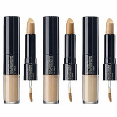 Detailed view of the dual ended tips of the SAEM Cover Perfection Ideal Concealer Duo