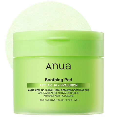 ANUA Azelaic 10 Hyaluron Redness Soothing Pad available at The Cosmetic Store NZ