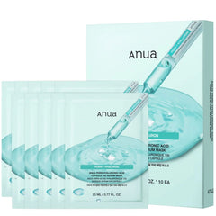 Anua PDRN Hyaluronic Acid Capsule 100 Serum Mask Sheet-Renewal -Anua skincare product packaging with serum 