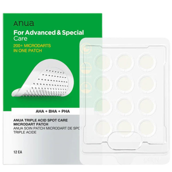 Triple Acid Spot Care Microdart Patch 12ea