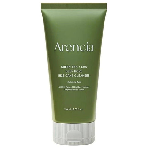 Green Tea + LHA Deep Pore Rice Cake Cleanser 150g