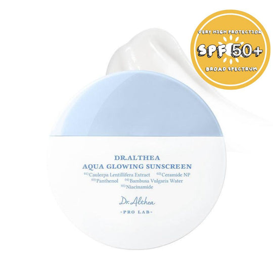 Aqua Glowing Sunscreen SPF50+  Broad Spectrum 45ml
