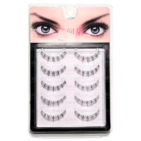 Pack of false eyelashes with a display card showing an eye.
