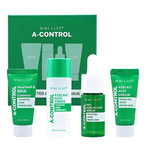 NINELESS A-Control Mini Kit acne and oil control skincare set
