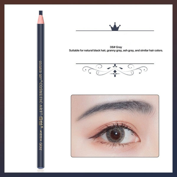 Studio dedicated Hensel 1818 eyebrow pencil hard core waterproof long-lasting non-fading eyebrow pencil- 06 Gray