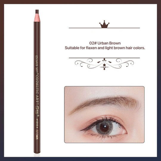 Studio dedicated Hensel 1818 eyebrow pencil hard core waterproof long-lasting non-fading eyebrow pencil-02 Urban Brown