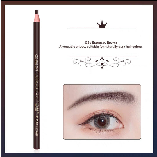 Studio dedicated Hensel 1818 eyebrow pencil hard core waterproof long-lasting non-fading eyebrow pencil-03 Espresso Brown