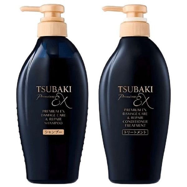 Tsubaki Premium EX Damage Care & Repair Shampoo & Treatment Pump Pair Set