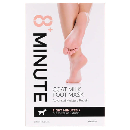 Jema Rose 8+ Minute Goat Milk Foot Mask 1 Pair