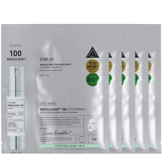 Reedle Shot 100 2-Step Mask (1.5g+25g)*5ea