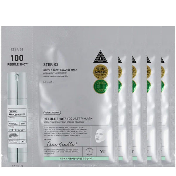 Reedle Shot 100 2-Step Mask (1.5g+25g)*5ea