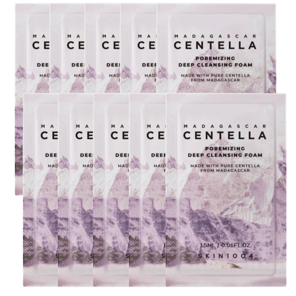 Skin1004 Madagascar Centella Poremizing Deep Cleansing Foam Sachet 1.5ml [ 10 Sachet]