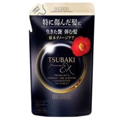 Tsubaki EX conditioner packaging with a red flower on a white background