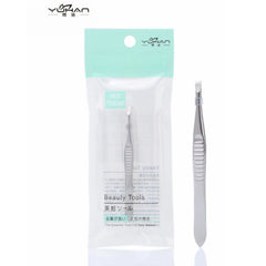 YURAN BEAUTY TOOLS Eyebrow Tweezer -Flat-Tipped 1 PC