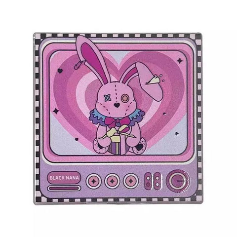 Black Nana Steam Bunny Blush -#04 Ebony Grey Pink