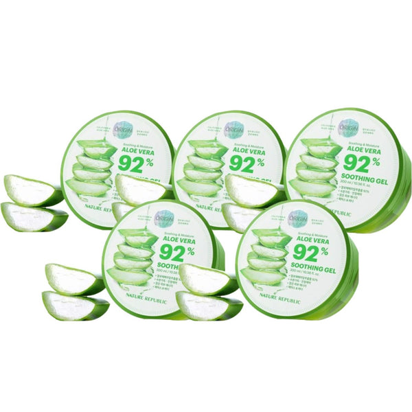 Aloe Vera Gel 300ml -#5 Bottles [Bundle] Special Offer