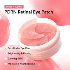 PDRN Retinal Eye Patch Glow Jelly 84g 60pcs