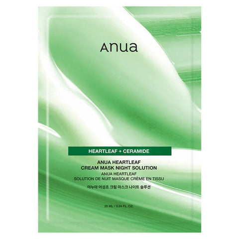 Anua Heartleaf Cream Night Mask 1EA 25ml K-Beauty-THE COSMETIC STORE NZ