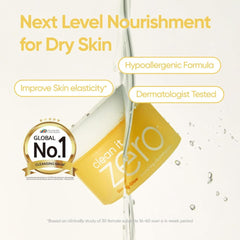  Banila Co Clean It Zero Nourishing Balm Ginseng Glow 100ml-Cleansing balm with branding and product features-available at The Cosmetic Store NZ 