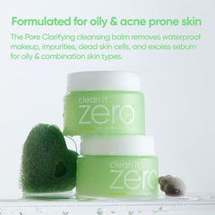 Banila Co Clean It Zero Pore Clarifying Balm Tea Tree EX 100ml- Formulated for oily & acne prone skin