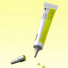 Tube of cosmetic product with applicator CELIMAX The Vita-A Retinal Shot Tightening Booster 15ml- Skincare product tube with yellow gel -THE COSMETIC STORE NZ