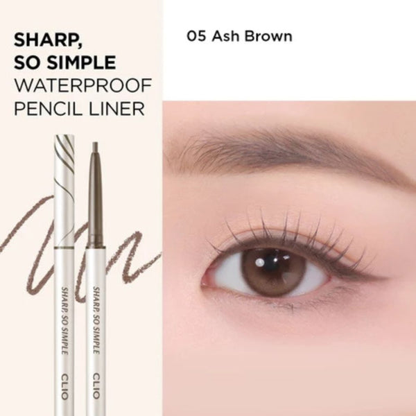 SHARP SO SIMPLE WATERPROOF PENCIL LINER 005 ASH BROWN