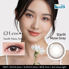 Starlit Muse Anti Blue Light #Gray (Daily/10P)