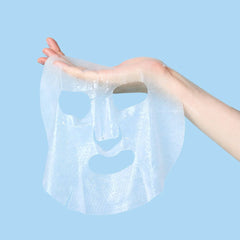 Round Lab Birch Juice Moisturizing Double Gel Mask Pack 23ml x10 ea -Hand holding a face mask texture