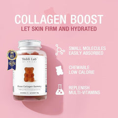 Teddi Lab Rose Collagen Gummy 60s