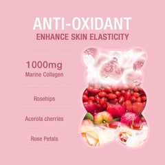 Teddi Lab Rose Collagen Gummy 60s