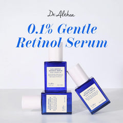 Dr.Althea 0.1% Gentle Retinol Serum paired with Korean moisturizers and sunscreen for a complete night skincare routine